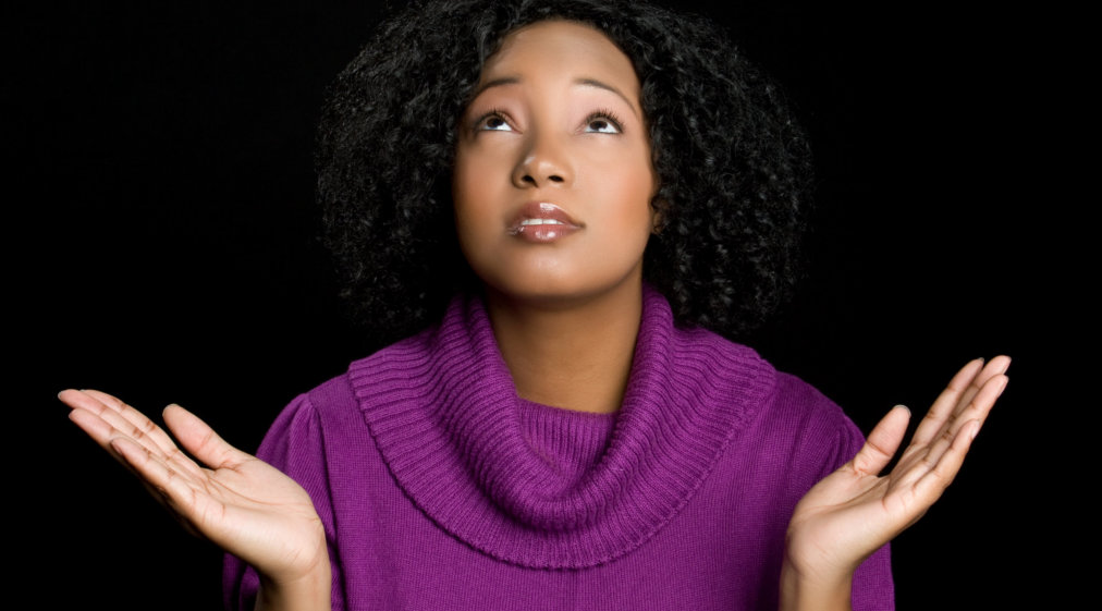 woman doing worship to god